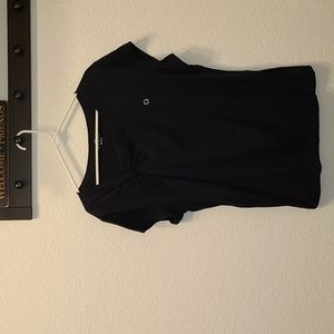 Chase Bank Lands' End cap sleeve blouse